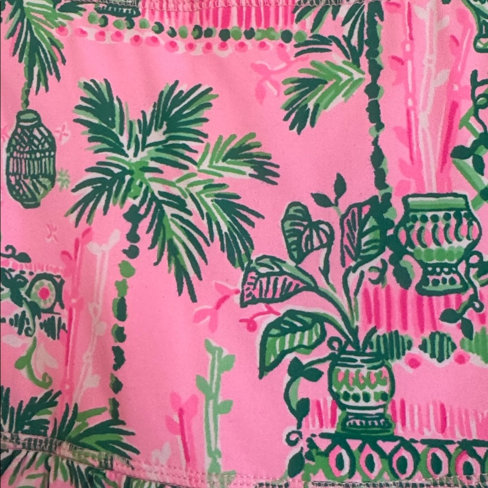 Lilly Pulitzer Palm Print Luxletic Skort- Size M - Picture 3 of 4